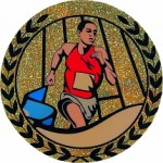 Голограмма самоклеющеася Бег д.25 AGM55